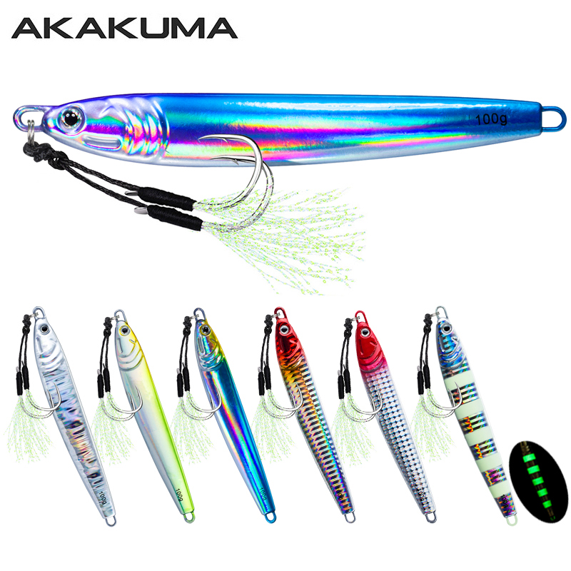 Fishing Lure Spoon - 7 Stuks 40G 60G 80G 100G