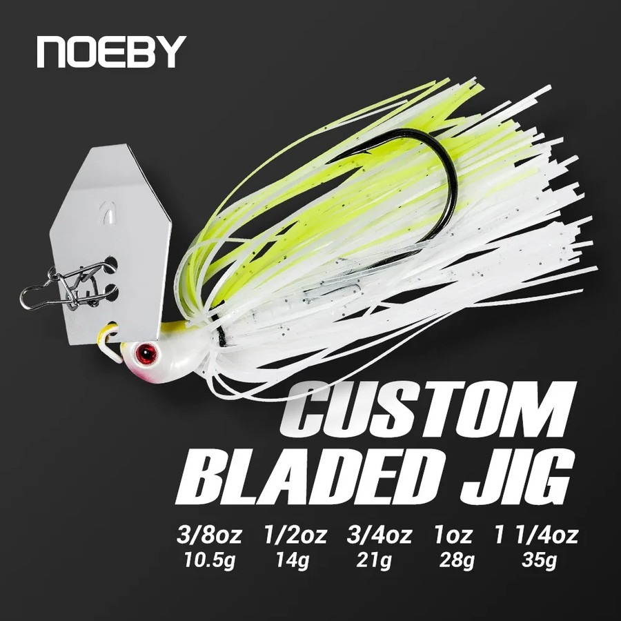 Fishing Lure Blade Bait - Noeby Chatterbait Bladed Jig 10.5-35g Vibrerende