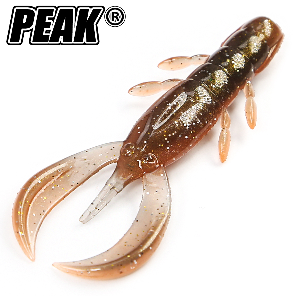 Fishing Lure Soft Plastic - PEAK CRAZY 63mm/2.5in Kreeftvormig Soft Plastic