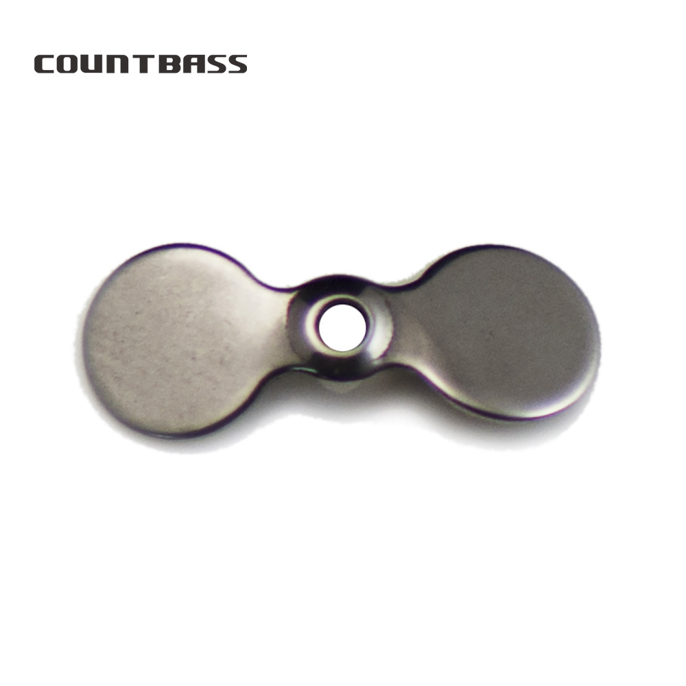Fishing Lure Blade Bait - COUNTBASS 50 stuks roestvrijstalen propellerbladen, propellerblad,