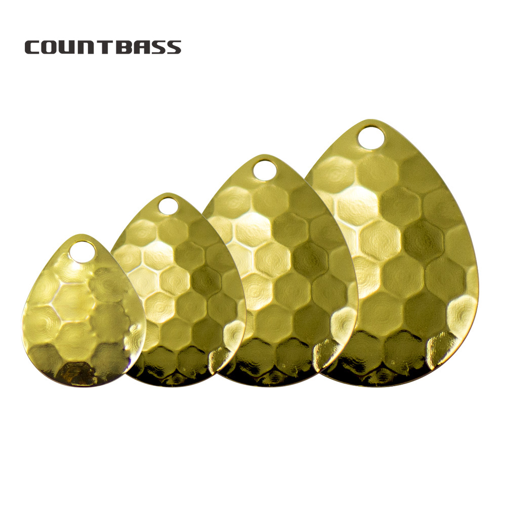 Fishing Lure Spinner - Countbass 50 stks Maat 2-5 Gold