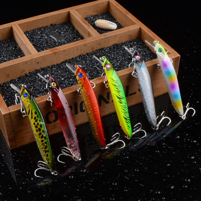 Fishing Lure Crankbait - 6 Kleuren Boxed Floating Minnow 10cm