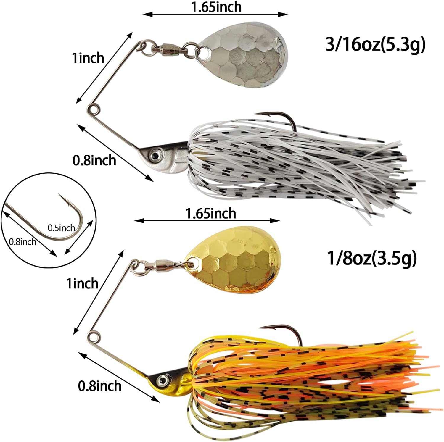 Eupheng Spinner Aas Lepel Draa - Fishing Lure Spoon recensie en prijs