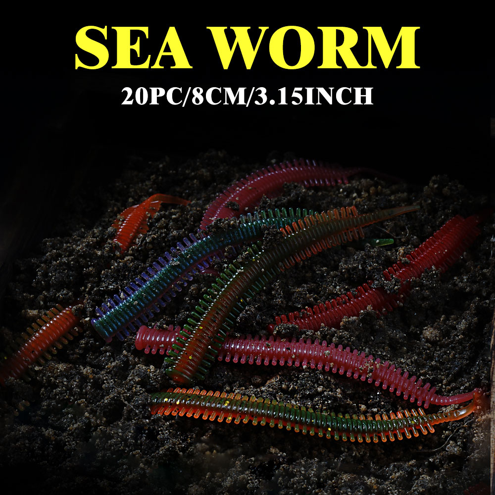 SUNMILE 10 stuks zandwormlokmi - Fishing Lure Soft Plastic recensie en prijs