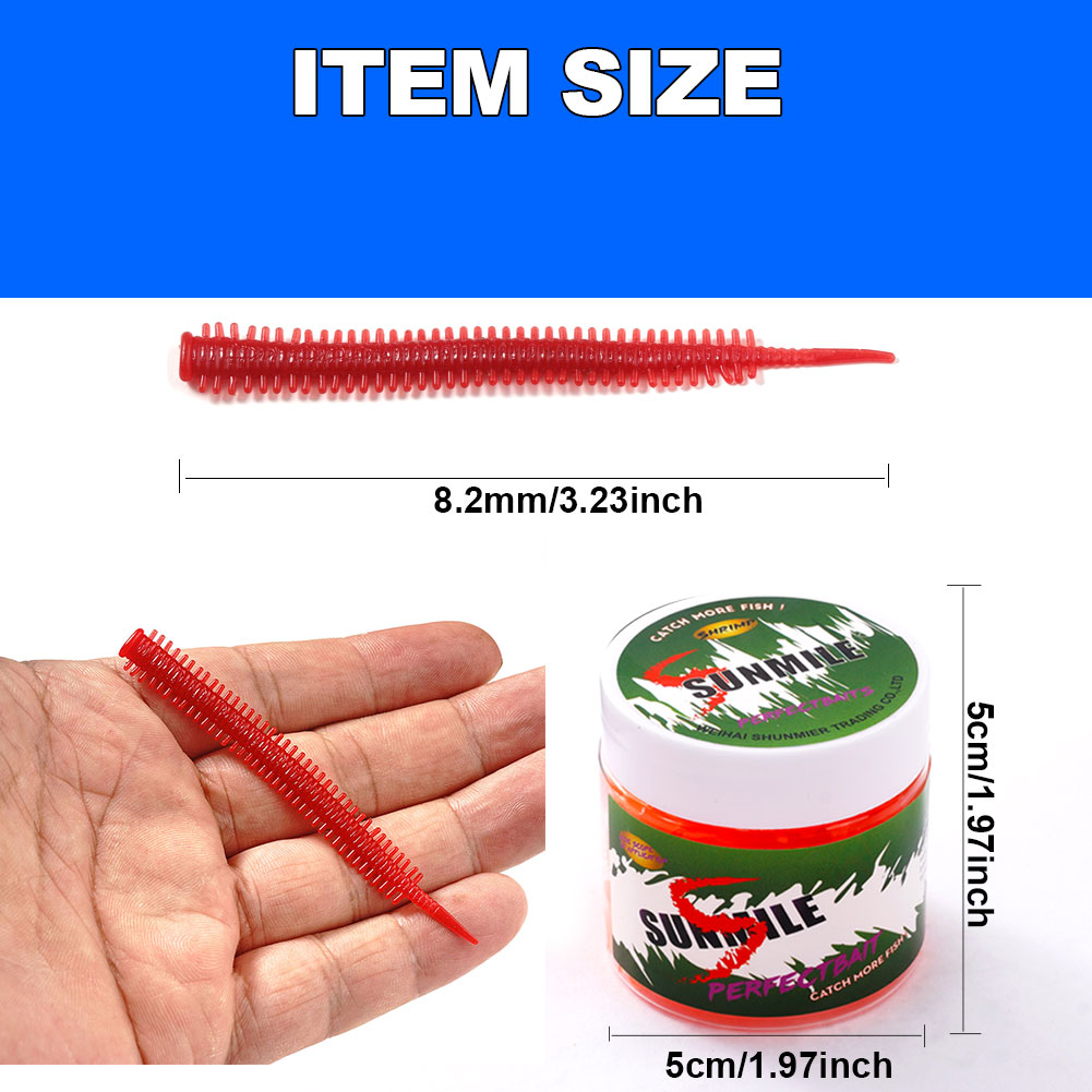 SUNMILE 10 stuks zandwormlokmi - Fishing Lure Soft Plastic recensie en prijs