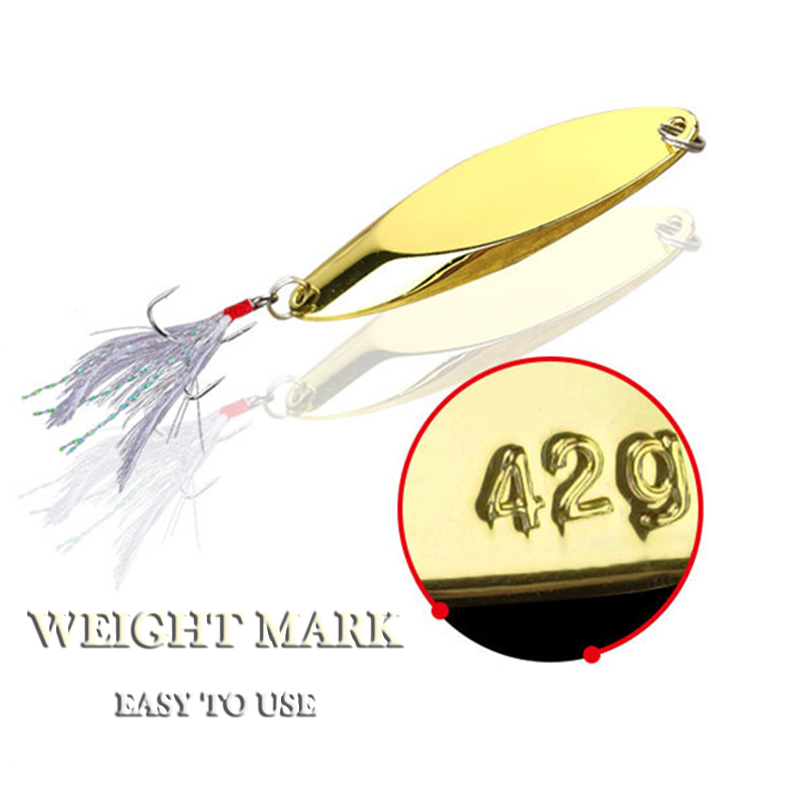 1 st 2.5g-35g Metalen Lepel Lo - Fishing Lure Spoon recensie en prijs