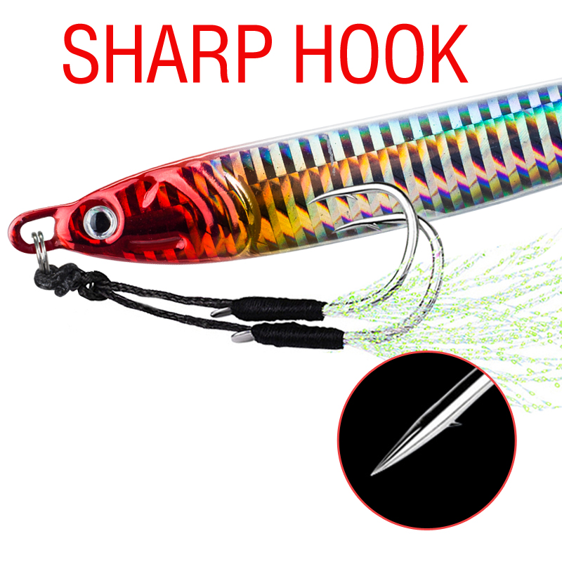 7 Stuks 40G 60G 80G 100G Licht - Fishing Lure Spoon recensie en prijs