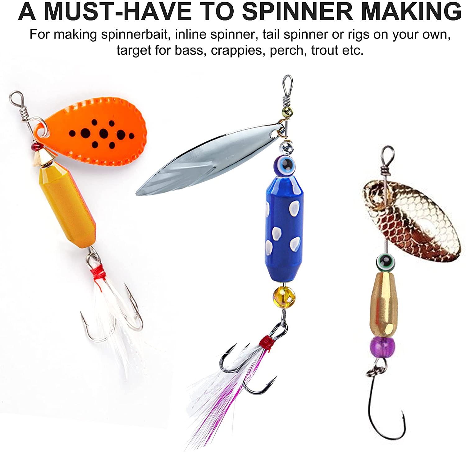 10Pcs Vissen Messing Spinner L - Fishing Lure Spinner recensie en prijs