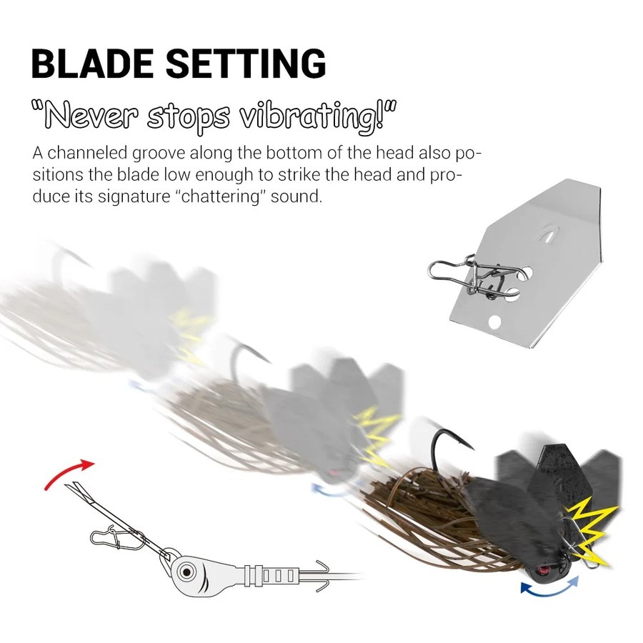 Noeby Chatterbait Bladed Jig 1 - Fishing Lure Blade Bait recensie en prijs