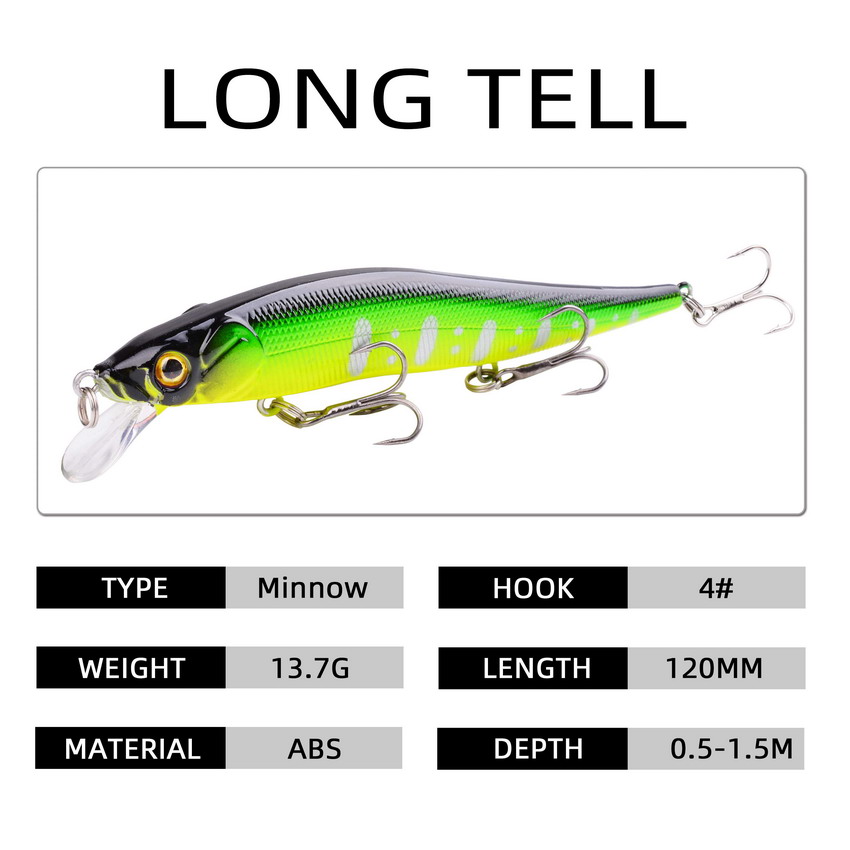 1pcs Vissen Lokken 115mm/14g M - Fishing Lure Crankbait recensie en prijs