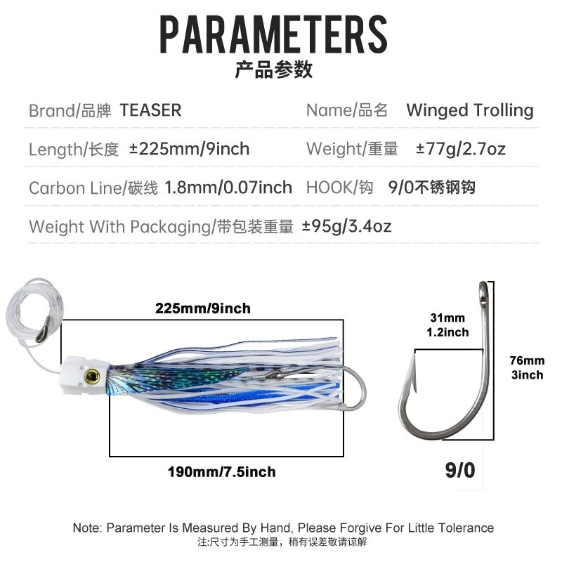 1PC 77g225mm Grote Vis Vleugel - Fishing Lure Buzzbait recensie en prijs