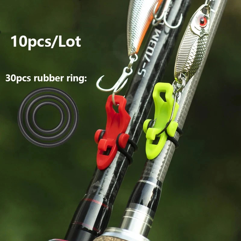10 stks Hengel Pole Hook Keepe - Fishing Lure Jig recensie en prijs