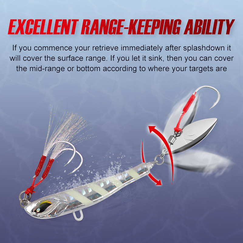 Noeby Blade Jig Lokken 21G 28G - Fishing Lure Blade Bait recensie en prijs