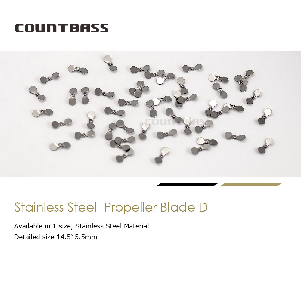COUNTBASS 50 stuks roestvrijst - Fishing Lure Blade Bait recensie en prijs