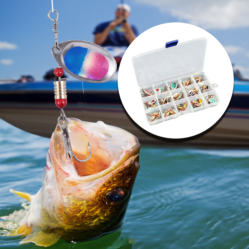 30 Stuks Metalen Lepel Spinner - Fishing Lure Spoon recensie en prijs